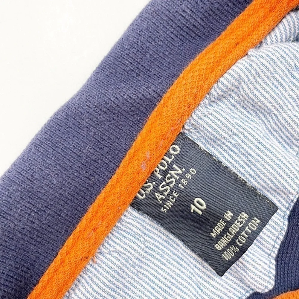 U.S. Polo Assn. little boys navy blue polo shirt